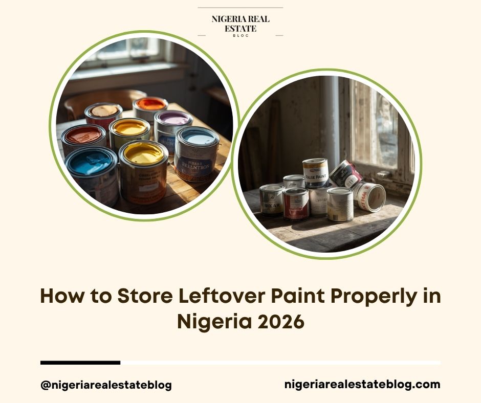 how to store leftover paint Nigeria