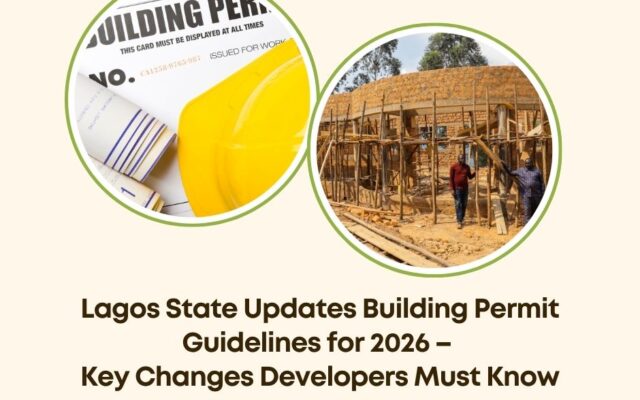 Lagos building permit guidelines 2026