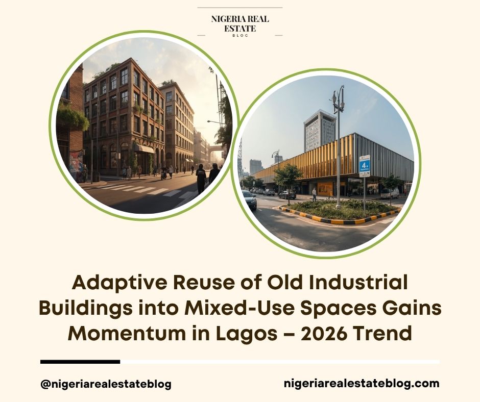 adaptive reuse industrial buildings Lagos 2026