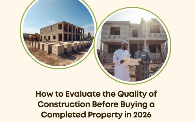 evaluate construction quality property 2026