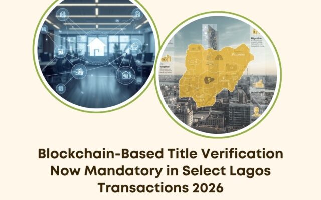 blockchain title verification Lagos 2026