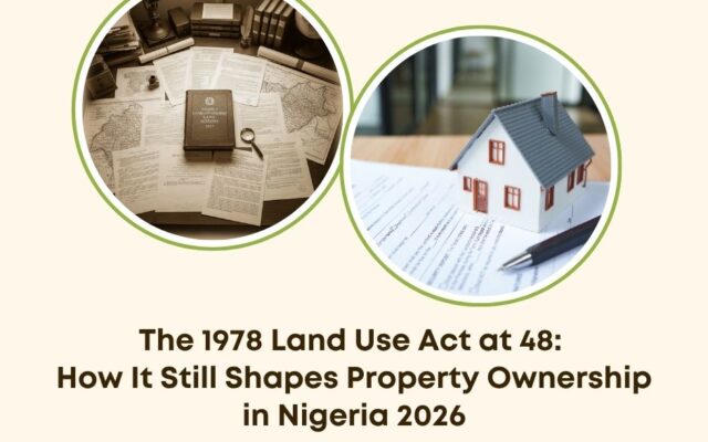 1978 Land Use Act 2026