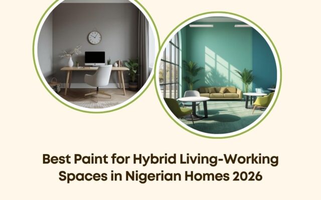 best paint for hybrid living working spaces Nigeria