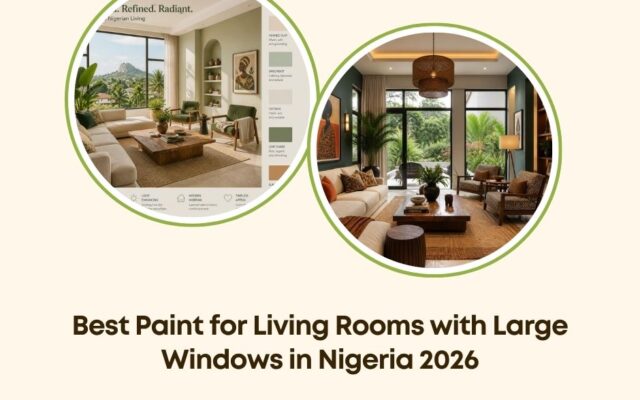 best paint for living rooms with large windows Nigeria