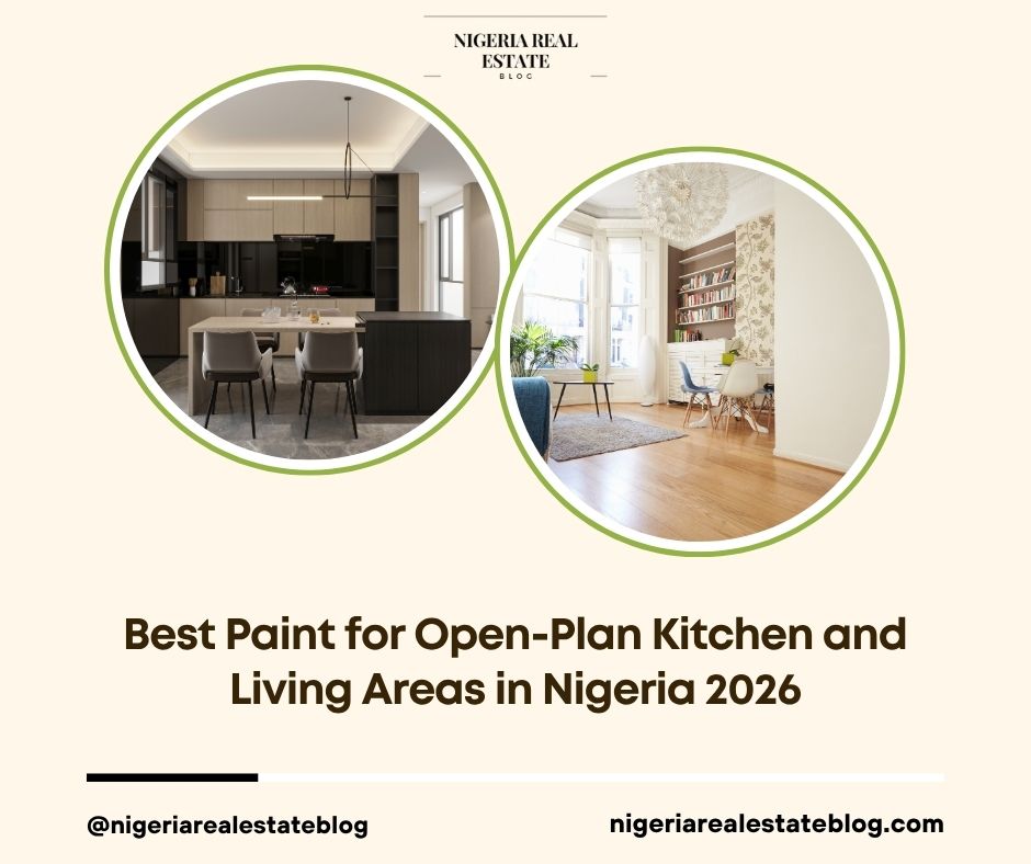 best paint for open-plan kitchen living Nigeria