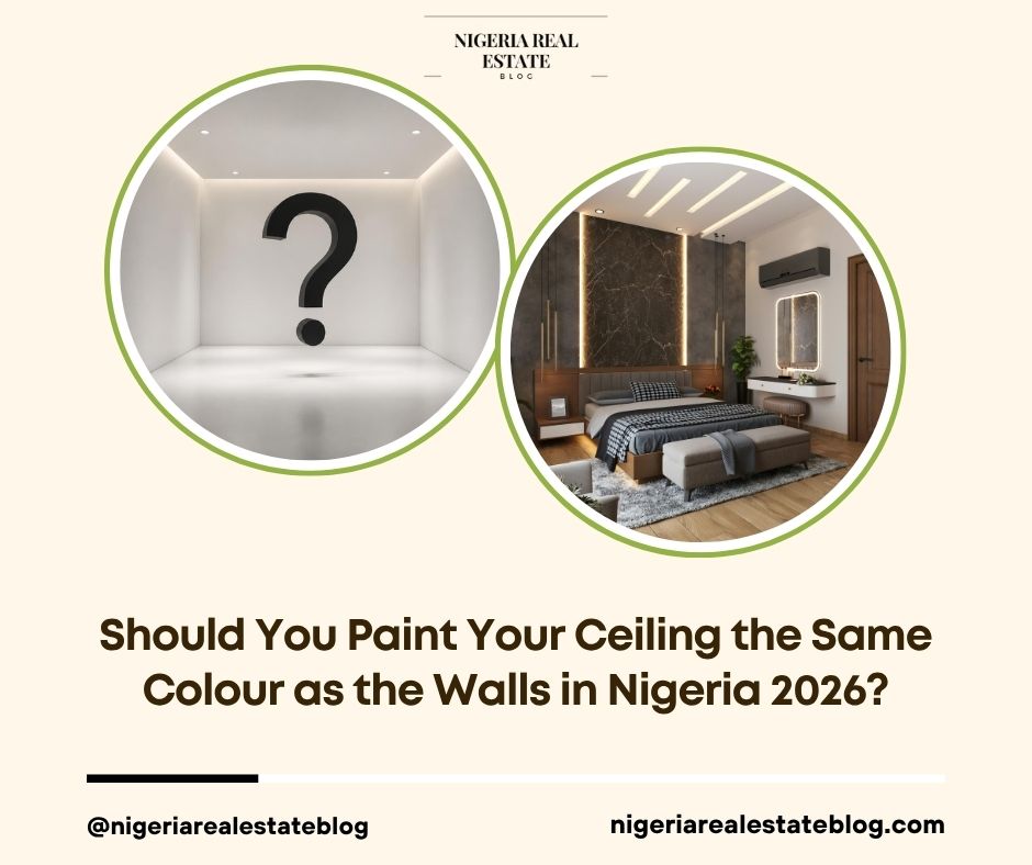 paint ceiling same colour as walls Nigeria