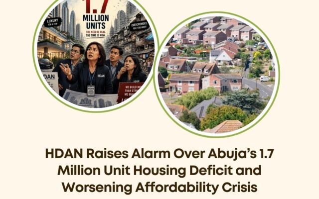 Abuja 1.7 million housing deficit HDAN