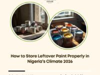 store leftover paint properly Nigeria