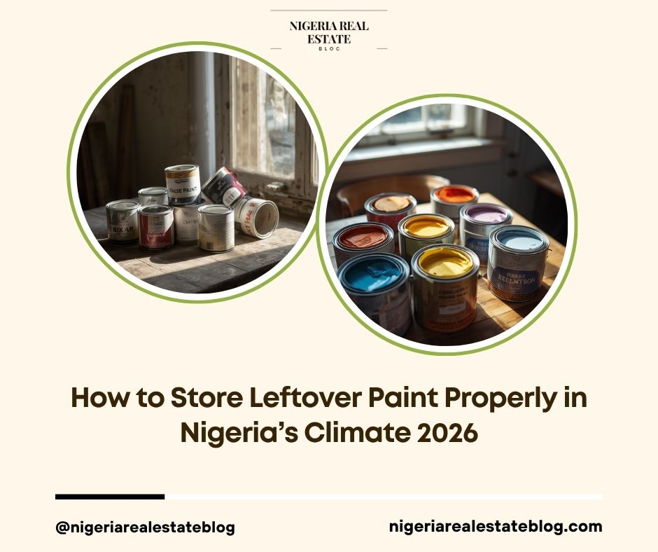 store leftover paint properly Nigeria