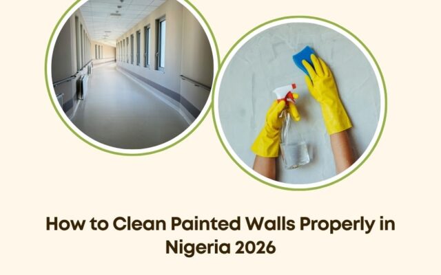 how to clean painted walls Nigeria