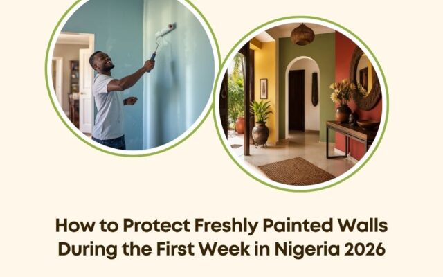 protect freshly painted walls Nigeria