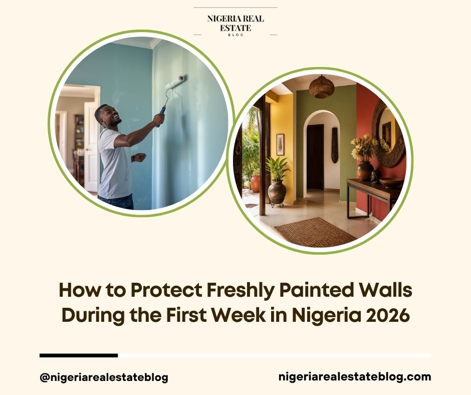 protect freshly painted walls Nigeria