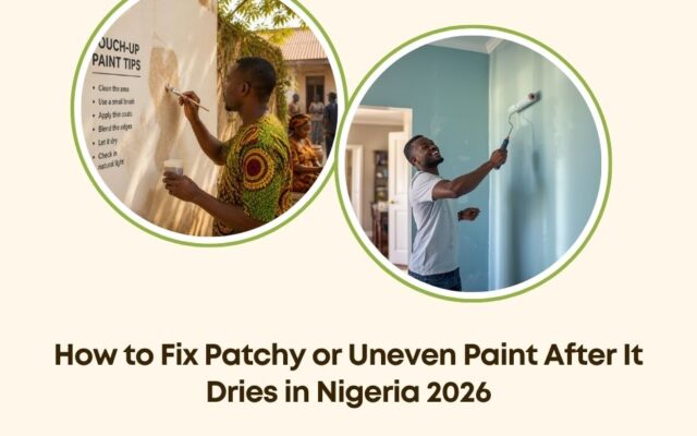 fix patchy uneven paint Nigeria