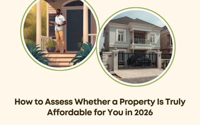 assess property affordability Nigeria 2026