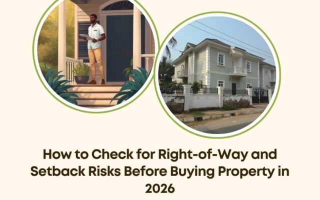 check Right-of-Way setback risks property Nigeria