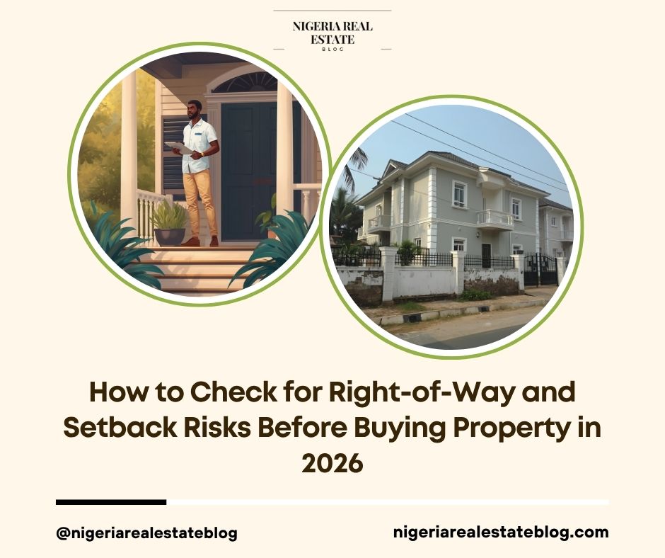 check Right-of-Way setback risks property Nigeria