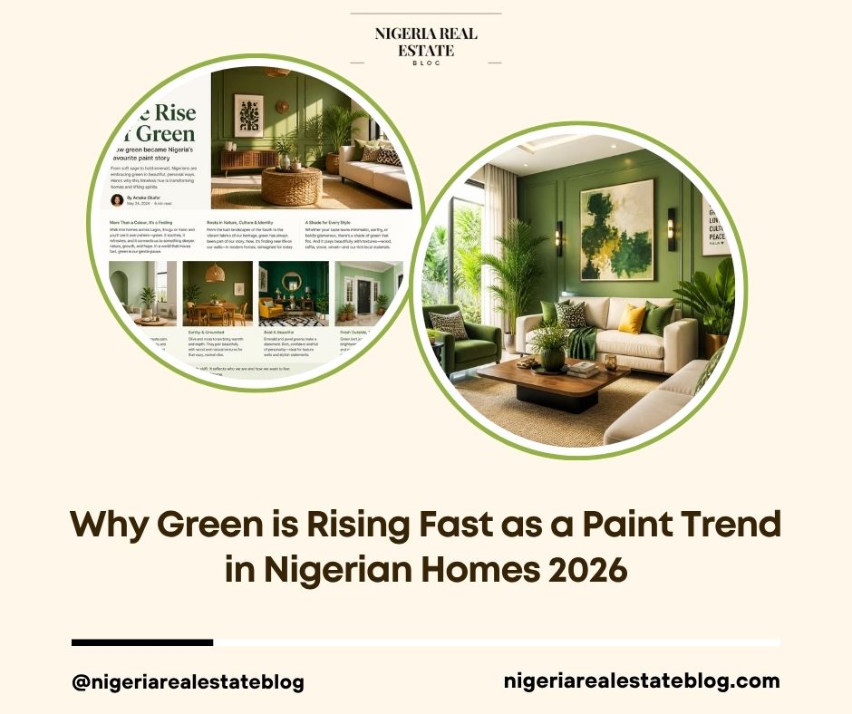 green rising paint trend Nigeria 2026