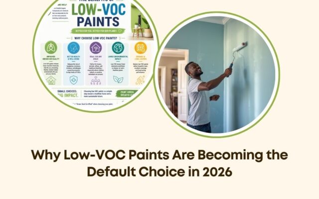 low VOC paints default choice 2026