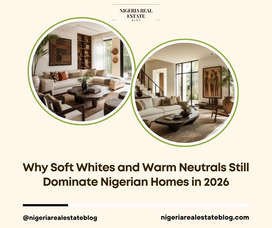 soft whites warm neutrals Nigeria 2026
