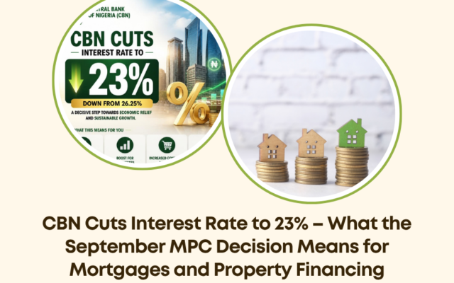 CBN interest rate cut 23% mortgages 2026