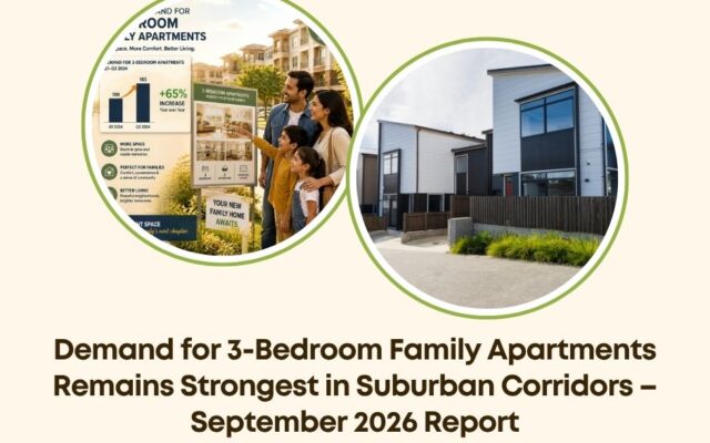 demand 3-bedroom apartments suburban corridors 2026