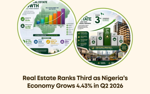 real estate GDP contribution Nigeria Q2 2026