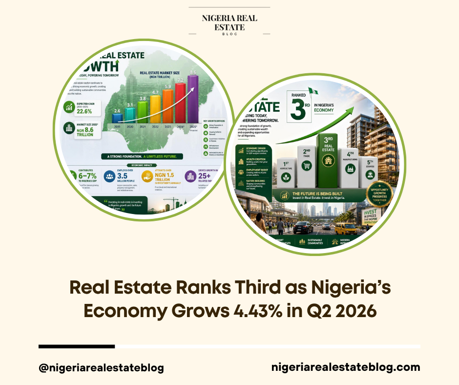 real estate GDP contribution Nigeria Q2 2026