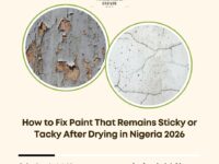 fix sticky tacky paint Nigeria