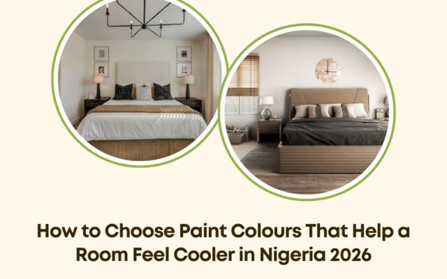paint colours make room feel cooler Nigeria