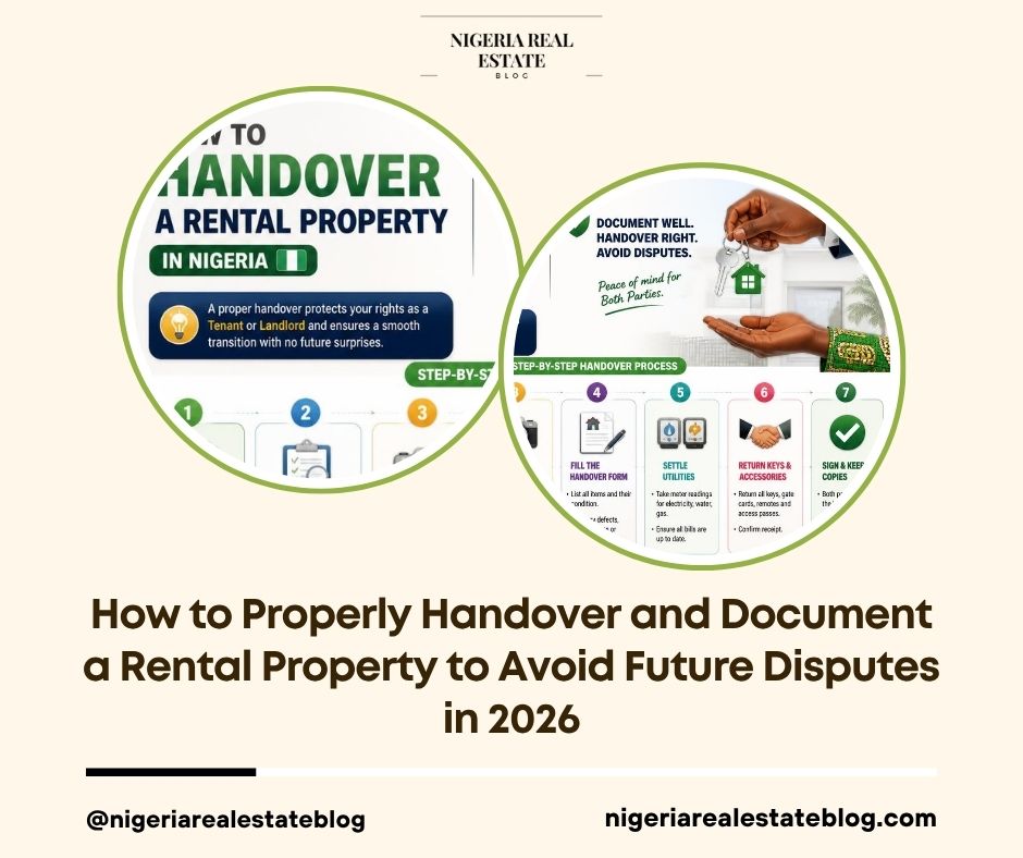 rental property handover documentation 2026