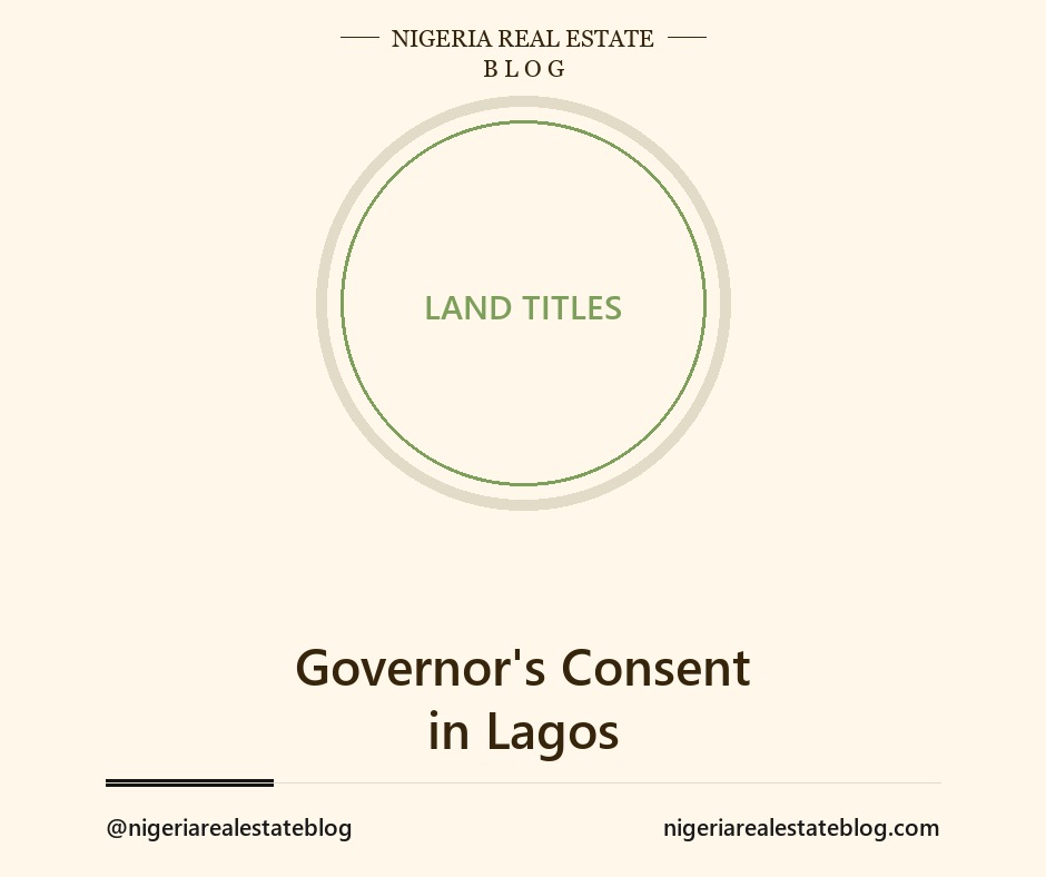 Governor's consent Lagos land title 2026