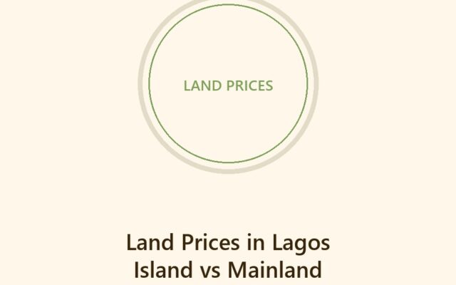 Lagos land prices island versus mainland 2026