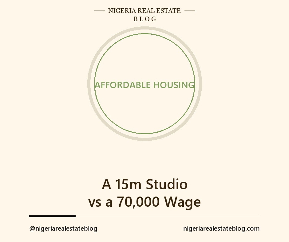A 15 million naira Abuja studio against a 70000 naira minimum wage