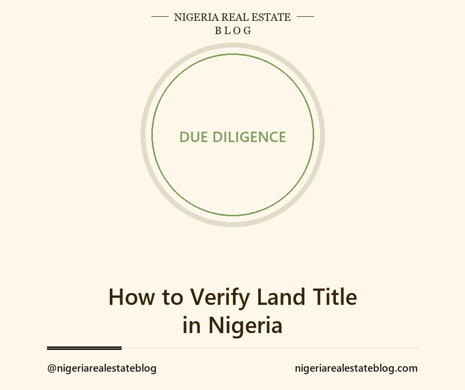 Verifying land title in Nigeria before buying